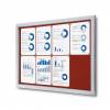 Lockable Noticeboard with Safety Corners - 21