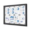 Black Noticeboard Indoor / Outdoor (8xA4) - 22