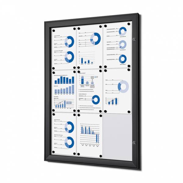 Black Noticeboard Indoor / Outdoor (9xA4)