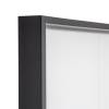 Indoor Lockable Showcase With Sliding Doors Slim 8x A4 Anthracite - 19