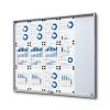 Noticeboard with sliding doors - SLIM (10xA4) - 6