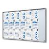 Noticeboard with sliding doors -  SLIM - 10