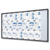 Noticeboard with sliding doors -  SLIM - 11