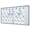 Noticeboard with sliding doors - SLIM (15xA4) - 12