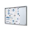 Noticeboard with sliding doors -  SLIM - 16