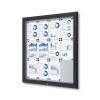 Outdoor Noticeboard  - Black (15xA4) - 2