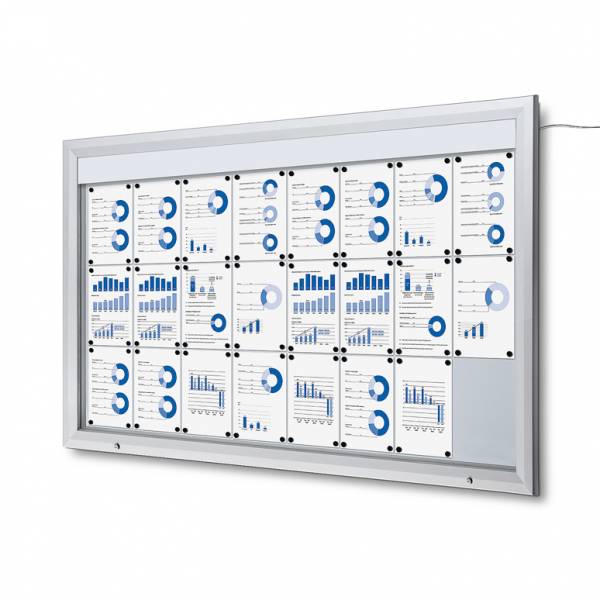 Outdoor Noticeboard LED  (24xA4)