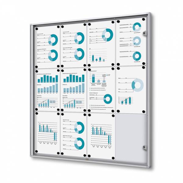 Noticeboard Economy Fireproof (12xA4)