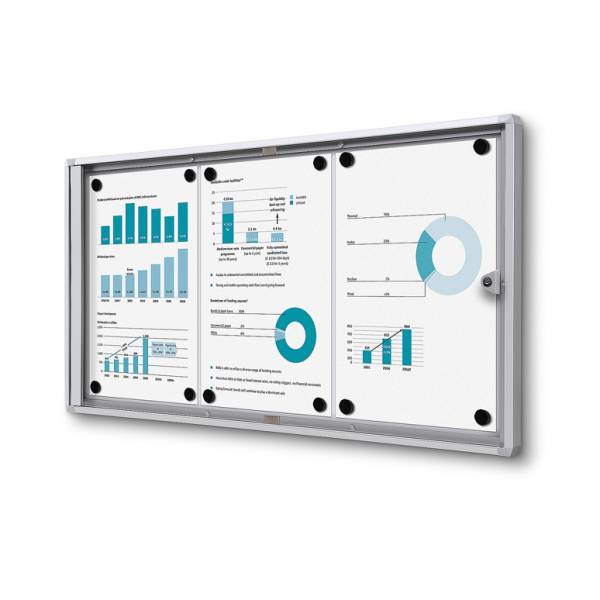 Noticeboard Economy Fireproof (3xA4)