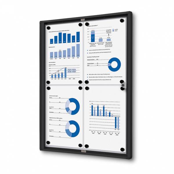 Noticeboard Economy Black (4xA4)