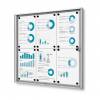 Indoor Lockable Economy Noticeboard - 17