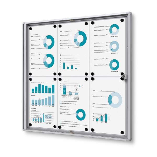 Noticeboard Economy Fireproof (6xA4)