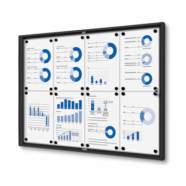 Noticeboard Economy Black (8xA4)