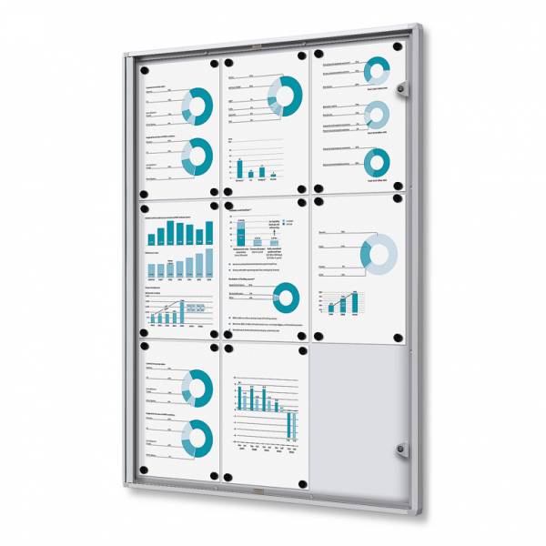 Noticeboard Economy Fireproof (9xA4)