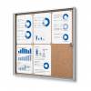 Indoor Lockable Economy Noticeboard - 27