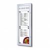 Menu Case - Lockable Illuminated LED  with Logo pane - 9