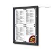 LED Menu Board Black  (4xA4) - 2