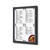 Outdoor Menu Board  Black (2xA4) - 3