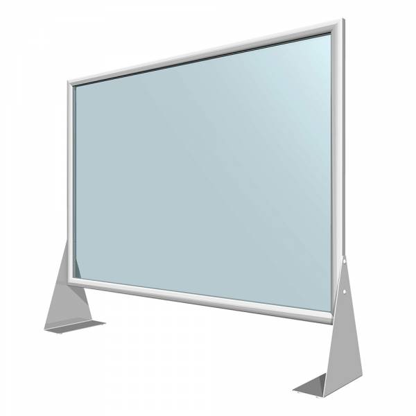 Slide IN frame protective wall, plexiglass 70x100cm
