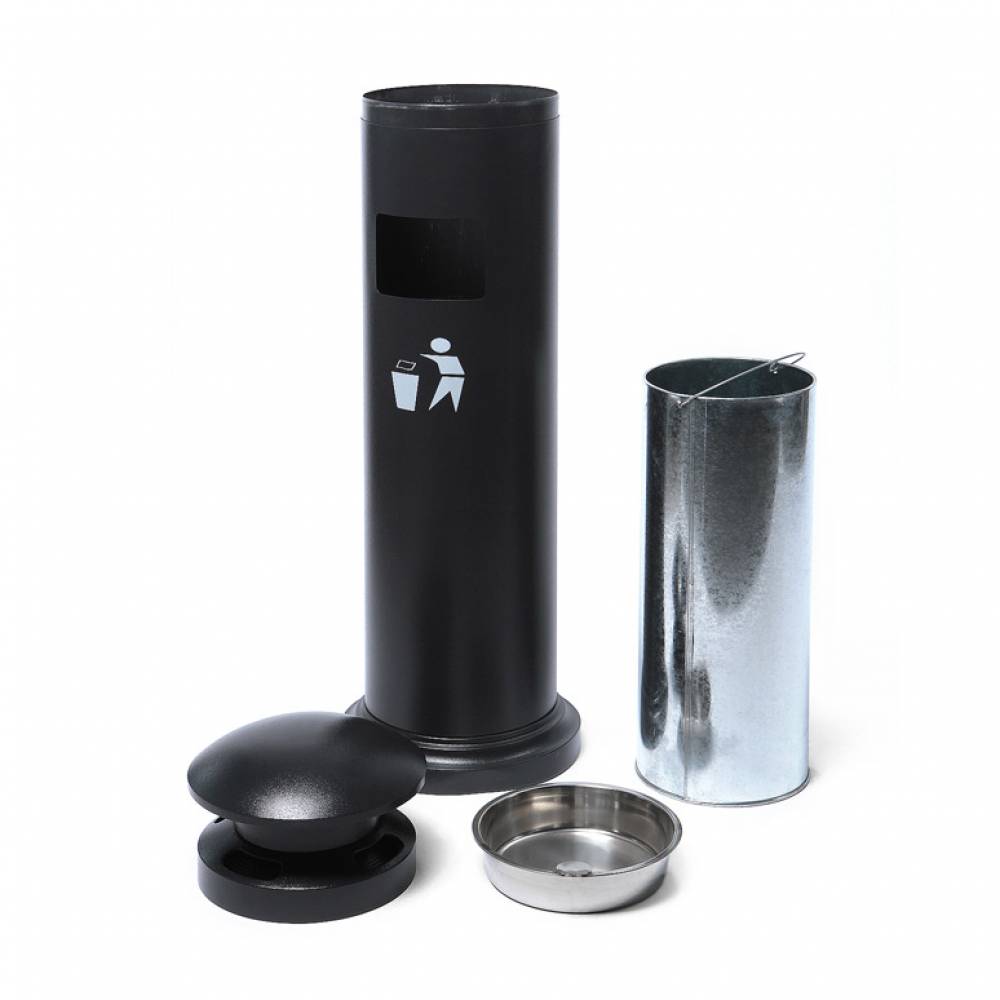 Outdoor Ashtray Smoking Bin SMRB jansendisplay.co.uk