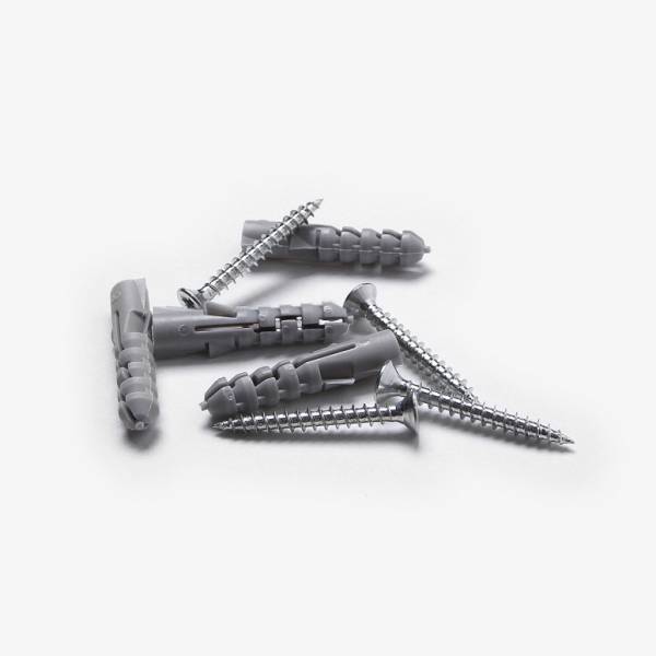 Fixing Kit with 4 screws and rawl plugs