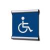 Door Sign 15,5 x 15,5 cm Set Men/Women White - 7