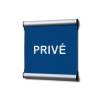 Door Sign 15,5 x 15,5 cm Set Men/Women White - 9