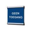 Door Sign 15,5 x 15,5 cm Set Men/Women White - 10
