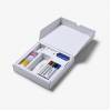 Whiteboard Kit with magnets, marker pens, eraser and cleaning fluid - 0