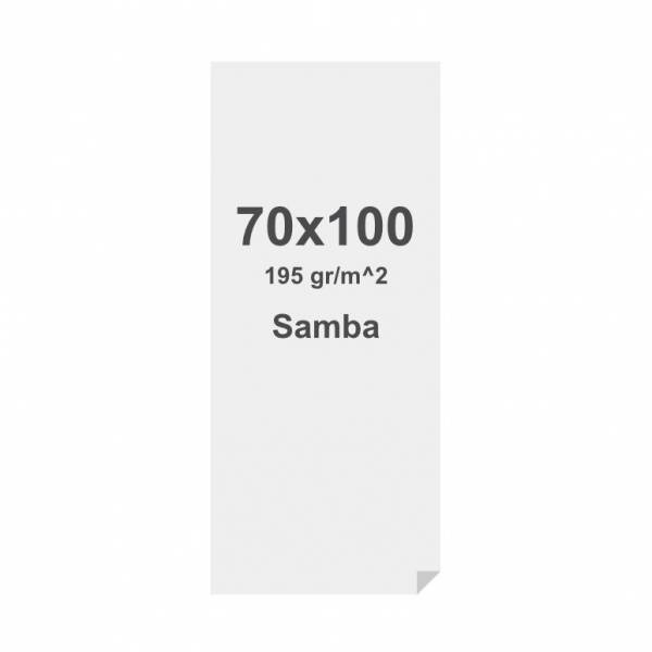 Sublimation print fabric with keder, DIN 700 x 1000 mm, SAMBA 195g/m2, B1