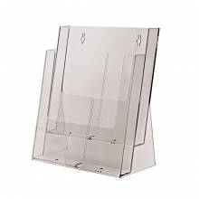 2 Tier A4 Counter/Wall Brochure Holder