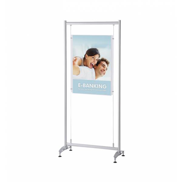 Elypse Freestanding Poster Display Stand