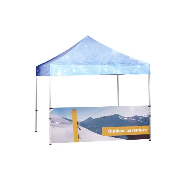 Tent Alu Half Wall 3 x 3 Meter Full Colour Double-Sided