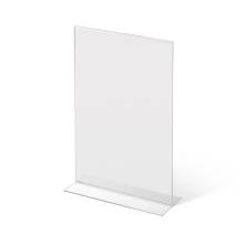 A4 Portrait acrylic T Stand Menu Holder A4 Portrait acrylic T Stand Menu Holder