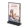 Black Menu Stand - T Shape - 0