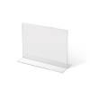 A6 Portrait acrylic T Stand Menu Holder - 4