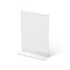 A6 Portrait acrylic T Stand Menu Holder - 5