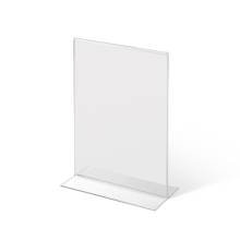 A5 Portrait acrylic T Stand Menu Holder A5 Portrait acrylic T Stand Menu Holder