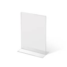 Portrait Acrylic T Stand Menu Stand Portrait Acrylic T Stand Menu Stand