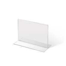 A7 Landscape acrylic T Stand Menu Holder