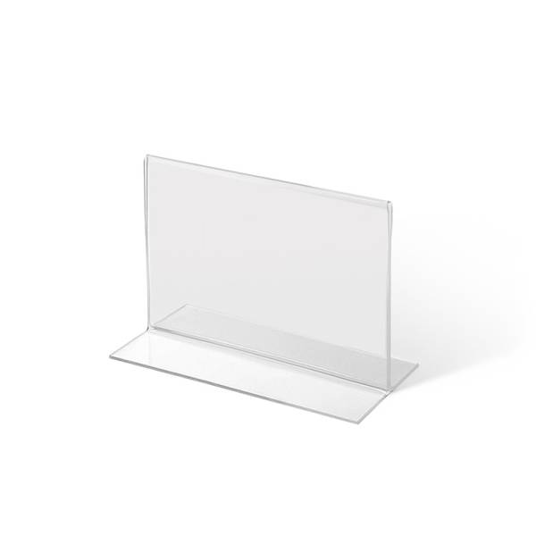 A7 Landscape acrylic T Stand Menu Holder