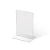 A4 Portrait acrylic T Stand Menu Holder - 8
