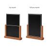 Wooden Menu Card A5 Black - 12