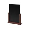 Wooden Menu Card A4 Dark Brown - 2