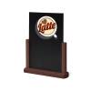 Wooden Menu Card A5 Dark Brown - 4
