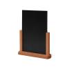 Wooden Menu Card A5 Dark Brown - 0