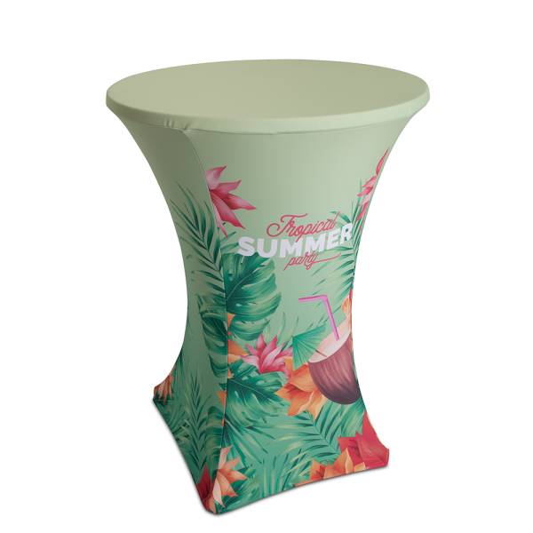Table Cover Standing Round, diameter 90cm, Double Stretch fabric 100% PES