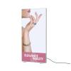 Textile Frame 75mm, 2xA0 (841x2378mm), hardware, free standing - 0