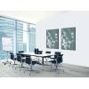 Textile Wall Decoration SET 40 x 40 Japanese Blossom Black - 23