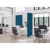 Textile Room Divider Deco 100-200 Double Hexagon Rust ECO print material - 27